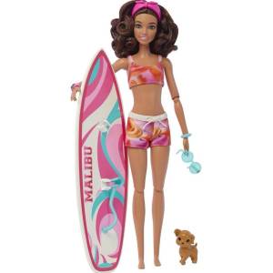 Barbie Mattel Barbie - Плажна кукла с уейкборд (HPL69) (89707)