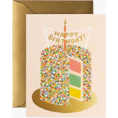 Rifle Paper Co. Narozeninové přání Layer Cake, multi barva, papír – Zboží Mobilmania