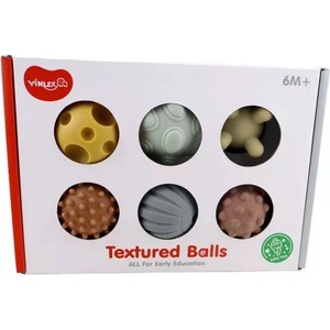 Man Yuk Toys Сензорни развиващи топки - комплект 6 броя (yl8101b)