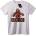 NOONEBRAND Тениска Черепи Ride or Die - M, White