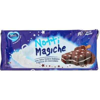 Midi čokoládové koláčiky s mliečnym krémom 300 g