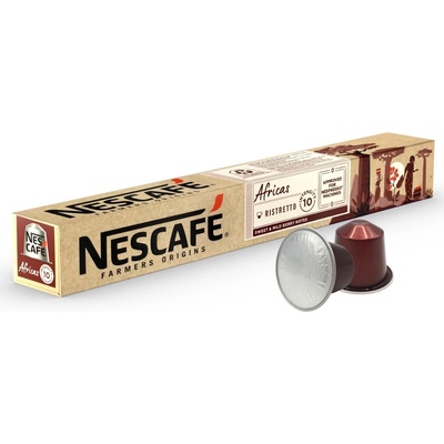 Nescafé Farmers Origins Africas Ristretto kapsle do Nespresso 10 ks
