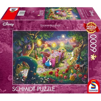 Schmidt Spiele Puzle Schmidt Thomas Kinkade Disney Mad Hatter's Tea Party 6000pc (sch57398)