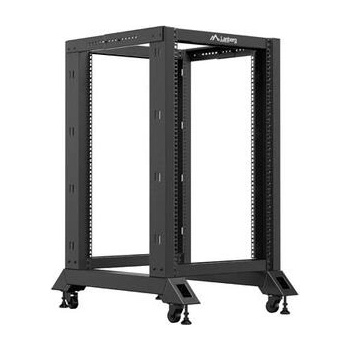 Lanberg Комуникационен шкаф, Lanberg open rack 19" 18U 600x800 black (OR01-6818-B)