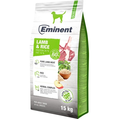 Eminent Lamb & Rice High Premium 15 kg