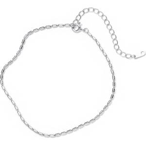 Silenti Jewelry Сребърна гривна за крак "Дискретност