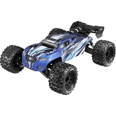 Reely Thor modrá komutátorový RC model auta elektrický monster truck 4WD 4x4 100% RTR 2,4 GHz vr. akumulátorov n 1:10