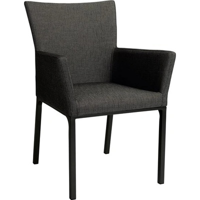 Stern Jídelní křeslo Artus, 63x63x90 cm, rám šedočerný (anthracite), potah 100% polyakryl červený (rubin/Slate grey mixed), rychleschnoucí výplň