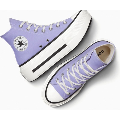 Converse Chuck Taylor All Star Lift Double Stack Hi A15206/Violet Heat/Egret/Black