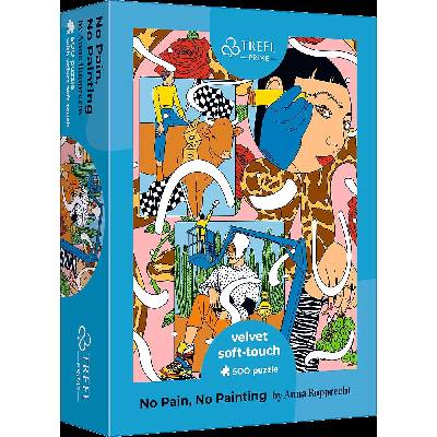 Trefl - Puzzle No Pain, No Painting - 500 piese