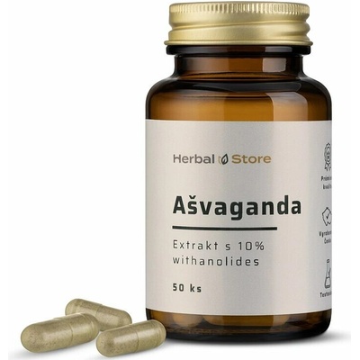 Ašvaganda kapsle extrakt s 10% withanolides 50 kapslí