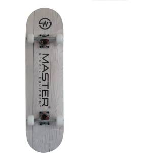 MASTER Скейтборд MASTER Experience Board-бяло дърво, 79х20см