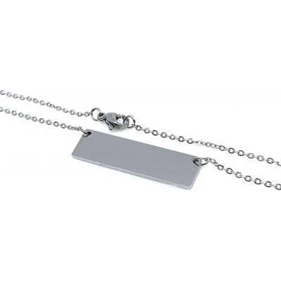 Jan Kos jewellery Řetízek s přívěskem z oceli 12114763