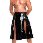 Noir Handmade H091 Empire PVC Skirt Black S