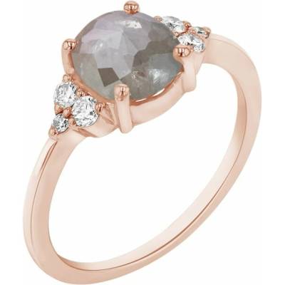 Eppi Prsten se salt and pepper diamantem Agathe R43375