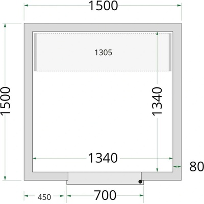 Tefcold CR 150x150x220