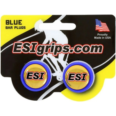 Koncovka do řídítek ESI Grips Bar Plugs Blue