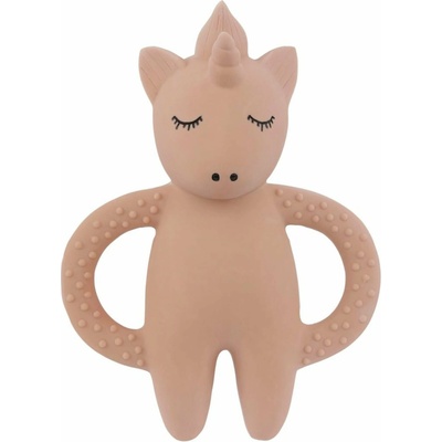 Konges Sløjd dětské kousátko Teeth Soother Unicorn KS1222 béžová