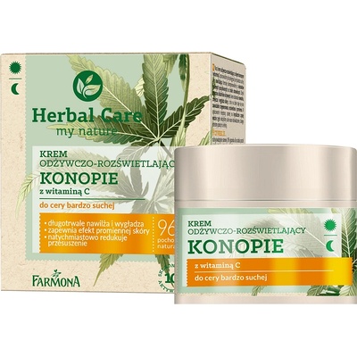 Farmona Natural Cosmetics Laboratory Подхранващ и озаряващ крем Канабис с витамин C за много суха кожа Farmona Herbal Care Outlet (FAHCF974377-A)