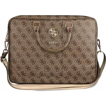 Guess GUCB15G4GFBR PU 4G Metal Logo Computer Bag 15/16" Brown