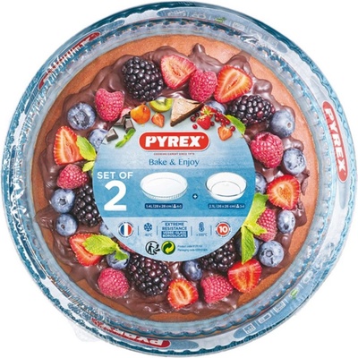 Pyrex SADA FOREM NA KOLÁČ 2KS 26CM 28CM