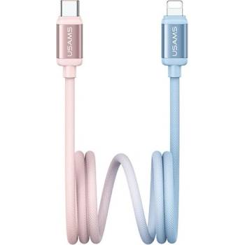 USAMS IPAD / IPAD 2 / IPAD 3-то поколение USAMS BICOLOR кабел за данни Type-C - Lightning, 120 см, СИНЬО/ЧЕРВЕНО SJ757USB03 (SJ757USB03)