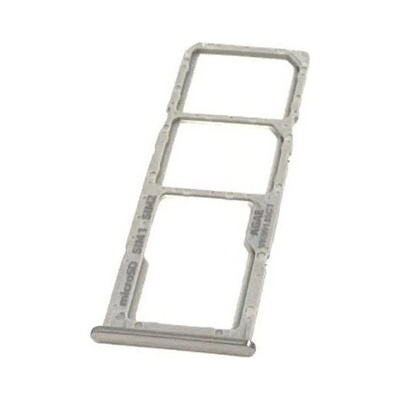 Samsung Galaxy A51, A71, SIM tray stříbrný, držák, šuplík GH98-44757B