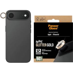 Panzer Протектор - Камера за iPhone 17 Air - PanzerGlass® - Hoops® протектор за обектив на камера - златист с брокат