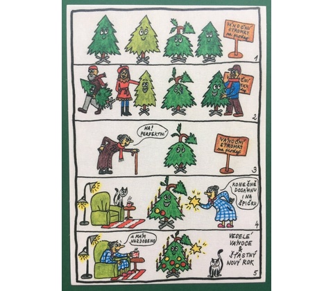 Vánoční pohled
