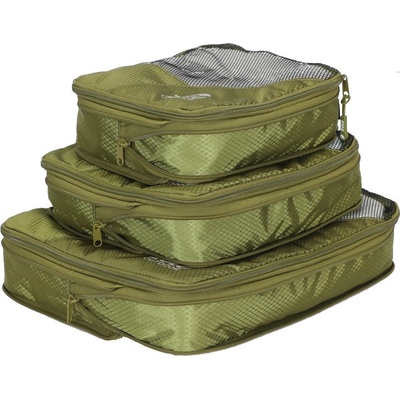 Cestovní organizér Zulu Compression Cube Set zelená – Sleviste.cz