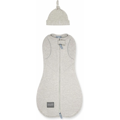 Sleepee Zavinovačka Second Step Swaddle béžová s čiapočkou