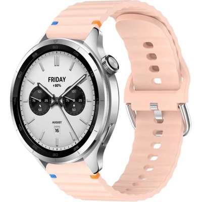 PROTEMIO 104128 WAVY Silikónový remienok pre Xiaomi Watch S4 ružový