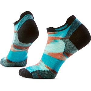 Smartwool Дамски чорапи за бягане Smartwool Women's Run Targeted Cushion Brushed Prt Low Ankle Running socks - Nightfall Blue - размер 38-41 (EU) (201-6963-0412)