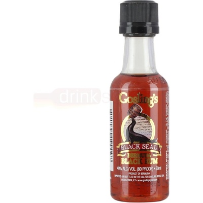 Gosling´s Black Seal Dark Rum 40% 0,05 l (holá láhev)