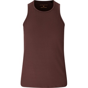 ATHLECIA Дамски топ ATHLECIA Women's Tinashe V2 Halterneck Rib Top - Chocolate Torte - размер 32 (EU) (916-7261-0211)