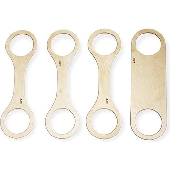 BaaVi Dřevěné mostky Balance Play set 3+1