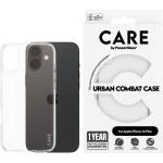 Panzer Гръб CARE by PanzerGlass за iPhone 16 Plus, Flagship Case Urban Combat Clear Frame