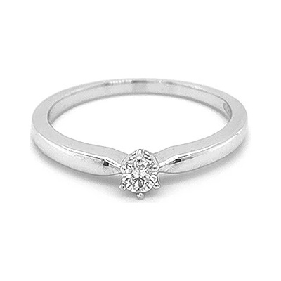 Beny Jewellery zlatý zásnubní s Diamantem 2010378