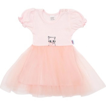 Dojčenské šatôčky s tylovou sukienkou New Baby Wonderful Sivá
