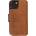Krusell Калъф Krusell Leather Wallet за iPhone 13 - Cognac