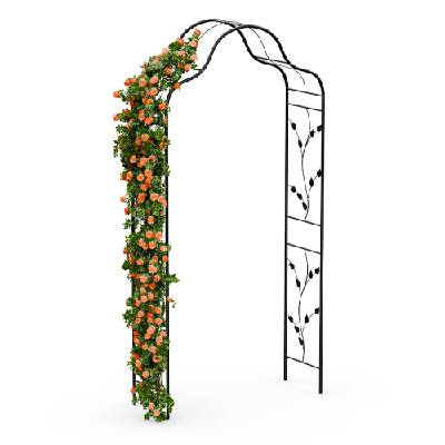 FloraBelle Cupola арка за рози, декоративни мотиви листа, устойчива на атмосферни влияния, помага за увиването (HMD1-FloraBelleCupol) (HMD1-FloraBelleCupol)