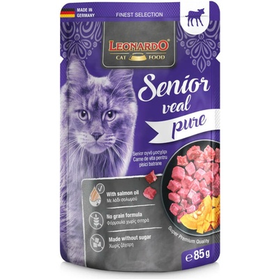 Leonardo Senior Kalb teľacie so zeleninou 85 g