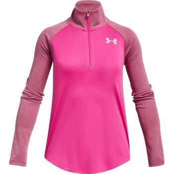 Under Armour Суитшърт с качулка Under Armour Tech Graphic 1/2 Zip-PNK 1379532-652 Размер YSM