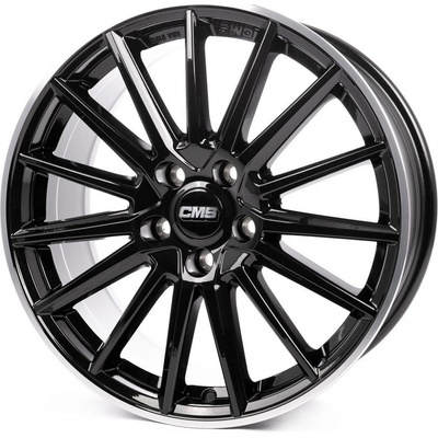 CMS C23 6.5x16 4x100 ET37 diamond rim black