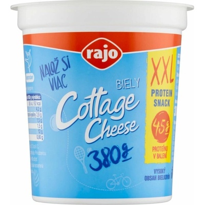 Rajo Cottage Cheese XXL biely 380 g