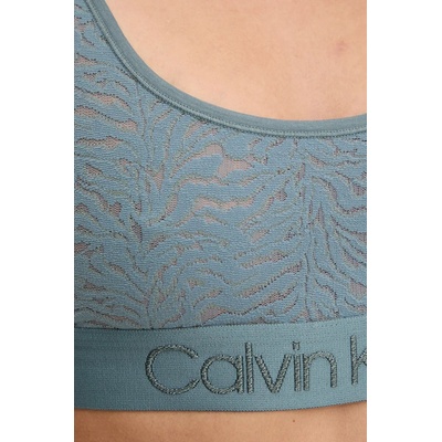 Calvin Klein Underwear Сутиен Calvin Klein Underwear в синьо с изчистен дизайн (000QF7340E)