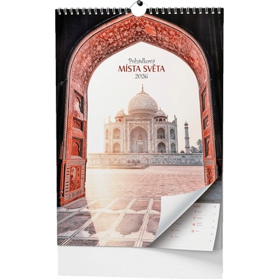 Nástěnný Baloušek Pohádková místa světa 2026 – Zboží Mobilmania