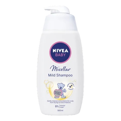 Nivea Baby Нежен мицеларен шампоан 500мл