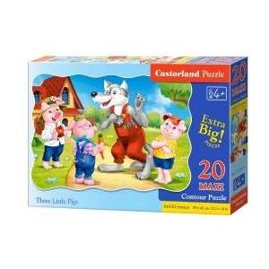 Castorland Puzzle 20 pcs. MAX Three Little Pigs
