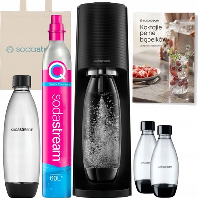 SodaStream Terra černý + 3 lahve + plyn